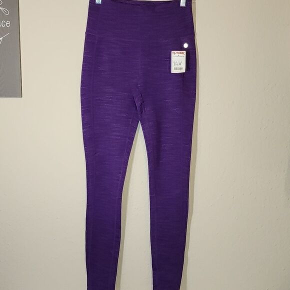 Layer 8 Purple Leggings - Picture 1 of 5